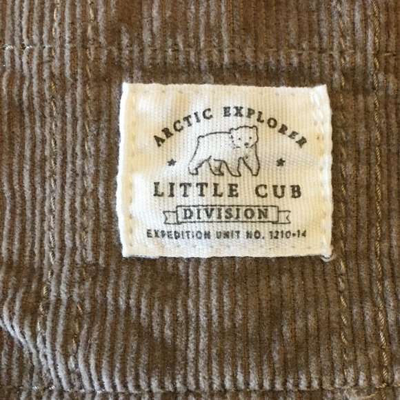 CARTER'S Corduroy Overalls with Coordinating Shirt - Picture 3 of 9